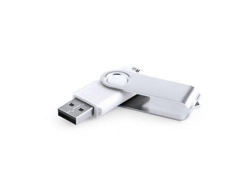 USB-Stick mit 16GB Kapazität, mit einem widerstandsfähigen RABS-Körper und Metall-Schwenkclip - Kursap 16GB Personalisiert