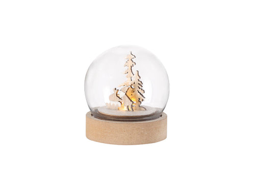 Beleuchtete Kugel mit originellem Weihnachtsdesign - Cemayer Personalisiert