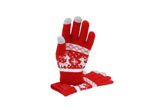 Warme Handschuhe mit Weihnachtsmuster - Kainex Personalisiert