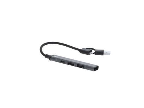USB Hub aus recyceltem Aluminium - Konery Personalisiert