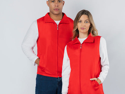 Gilet Higuk Personalizzato - Gilet unisex in tessuto leggero e traspirante con fodera in rete bianca