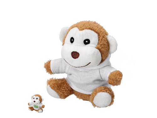 Weicher Plüschbär mit personalisierbarem Sweatshirt, ideal für Sublimation - Benarek Personalisiert