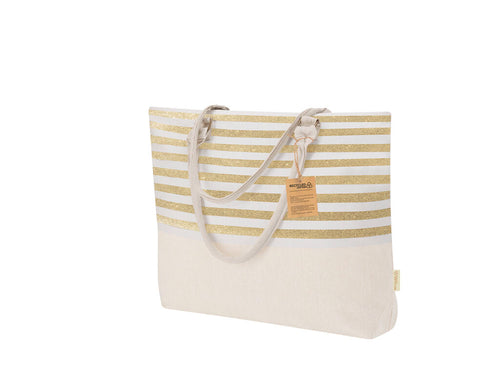 Tasche aus recyceltem Baumwollmaterial von 210 g/m2 - Henar Personalisiert
