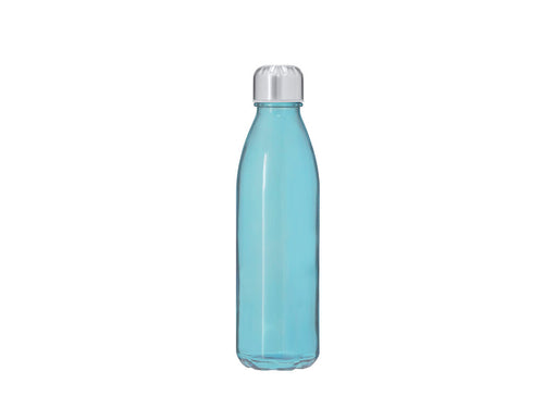 Flasche aus recyceltem Glas mit 650 ml Kapazität und Edelstahlverschluss, BPA-frei - Kamby Personalisiert