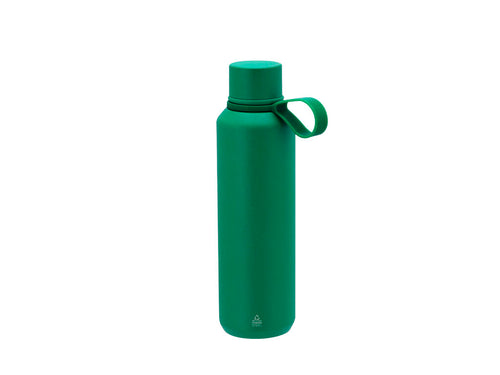 Thermoflasche mit 630 ml Kapazität, hergestellt aus recyceltem Edelstahl mit doppelter Wand - Yomar Personalisiert