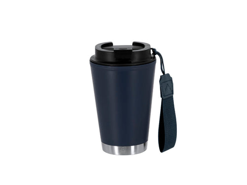 Thermosbecher aus recyceltem PP, kombiniert mit einem Boden aus recyceltem Edelstahl - Wirten Personalisiert