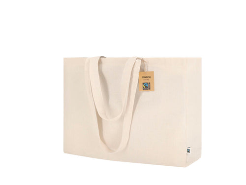 Tasche hauptsächlich aus 220g/m2 Baumwolle - Kimich Fairtrade Personalisiert