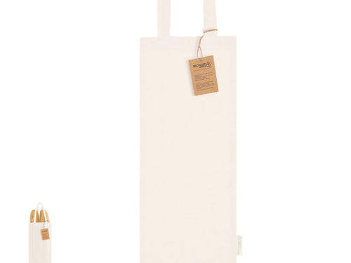 Tasche hauptsächlich aus 140 g/m2 recycelter Baumwolle, mit schmalem Design - Gadlen Personalisiert