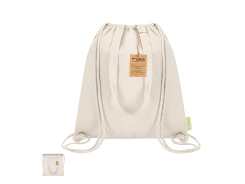 Aluminium-kühlende Seiltasche aus 140 g/m2 recycelter Baumwolle - Nelon Personalisiert