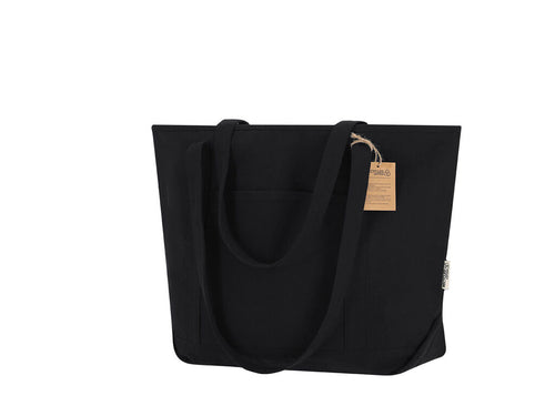 Tasche hauptsächlich aus widerstandsfähiger 300 g/m2 recycelter Baumwolle - Mulon Personalisiert