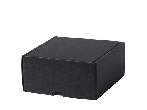Präsentationsbox Größe S, aus schwarzem Wellpappe - Steffon Personalisiert