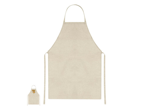 Schürze aus weichem und strapazierfähigem Polyester, ideal für die Personalisierung durch Sublimationsdruck - Zyriel Personalisiert