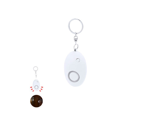 Persönlicher Alarm mit LED-Taschenlampe, ausgestattet mit einem leistungsstarken Signalton zur Warnung vor Notfällen - Lyra Personalisiert