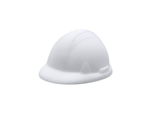 Stressball in Form eines Arbeitsschutzhelms, hergestellt aus weichem PU - Soren Personalisiert
