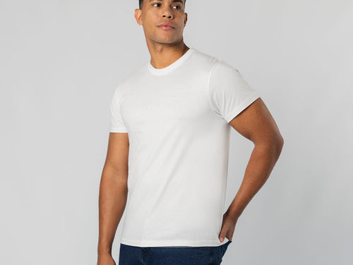 Unisex Tubular-T-Shirt mit kurzen Ärmeln aus 190 g/m2 Baumwolle - Perkins Personalisiert