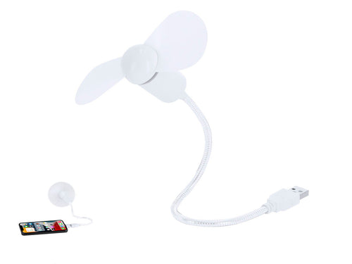 Praktischer flexibler Ventilator mit Typ-C- und USB-Anschluss, kompatibel mit einer Vielzahl von Geräten - Winsord Personalisiert