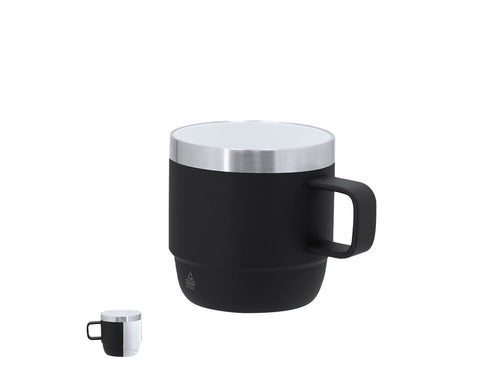 Tasse aus recyceltem Edelstahl mit doppelter Wand und einer Kapazität von 180 ml - Milayka Personalisiert