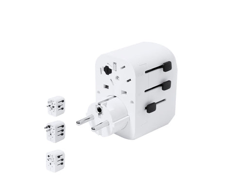 Kompletter Steckdosenadapter, kompaktes und tragbares Design - Wando Personalisiert