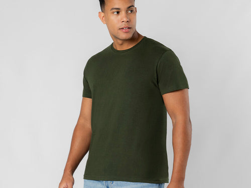 Kurzärmel-T-Shirt für Erwachsene, gefertigt aus weichem, 100% Baumwoll-Strick mit 150 g/m² - Epika Personalisiert