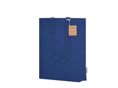 Tasche aus 270 g/m² Bio-Canvas mit Bodenfalte - Enarak Personalisiert