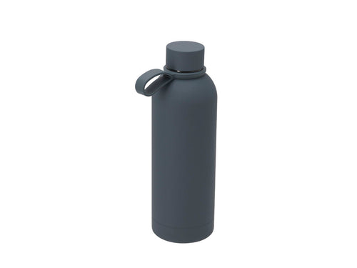 Trommel mit 750 ml Fassung, gefertigt aus Edelstahl mit einer gummierten Oberfläche - Caneco Personalisiert