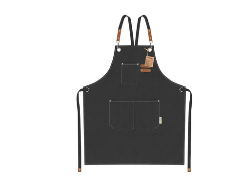 Hochwertige Schürze aus langlebiger recycelter Baumwolltuch von 350 g/m² mit verstärkten Nähten - Fonor Personalisiert