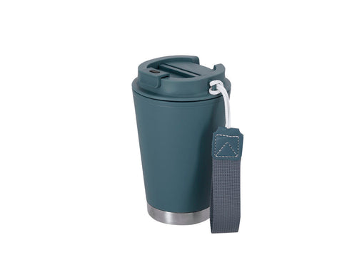 Thermobecher mit einem Fassungsvermögen von 300 ml, gefertigt aus recyceltem Edelstahl und recyceltem PP mit Doppelwand - Acuma Personalisiert