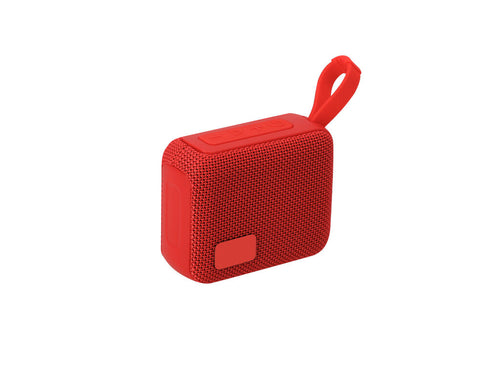5 W Stereo Bluetooth® Lautsprecher aus ABS mit matter Oberfläche und Frontgitter aus 300D RPET Polyester - Groxen Personalisiert