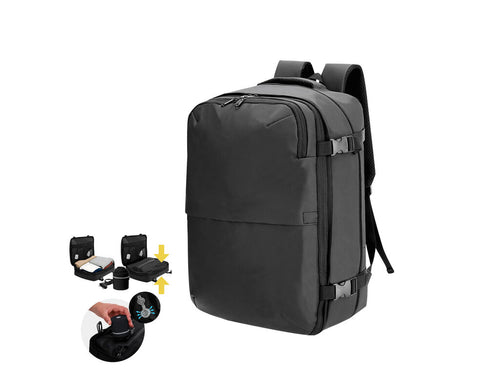 Vakuum-Rucksack mit elegantem Design in weicher PU enthält eine 30W-Vakuumpumpe - Garnep Personalisiert
