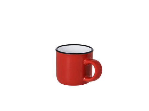 85ml Keramiktasse mit Vintage-Design in glänzender Oberfläche - Ridot Personalisiert