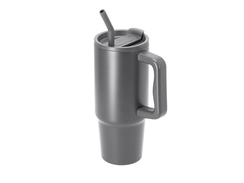 Recycelter Edelstahl-Thermobecher mit doppelwandiger Wand und 900 ml Kapazität - Yukon Personalisiert