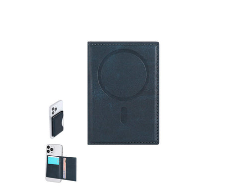 Multifunktionaler magnetischer Smartphone-Kartenhalter aus eleganter PU - Salwen Personalisiert
