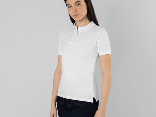 Kurzärmeliges Poloshirt, Damenpassform, 180 g/m² - Charles Personalisiert