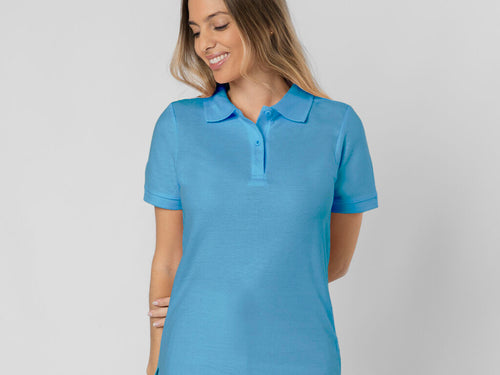 Kurzärmeliges Poloshirt, Damenpassform, 180 g/m² - Charles Personalisiert