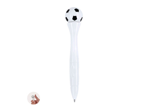 Antistressstift mit Drehmechanismus und Fußballdesign - Cely Personalisiert