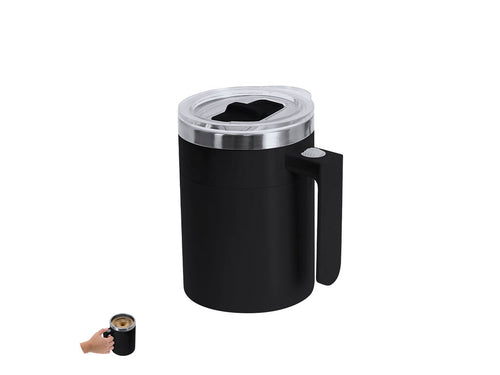 Rührbecher aus widerstandsfähigem Edelstahl mit einem Fassungsvermögen von 400 ml - Waker Personalisiert