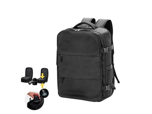 Vakuumrucksack mit elegantem Design aus weichem Nylon enthält eine 35W-Vakuumpumpe - Tempest Personalisiert
