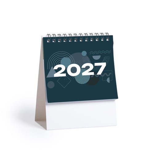 Ring-Tischkalender, dreieckig, aus Karton - Ener Personalisiert