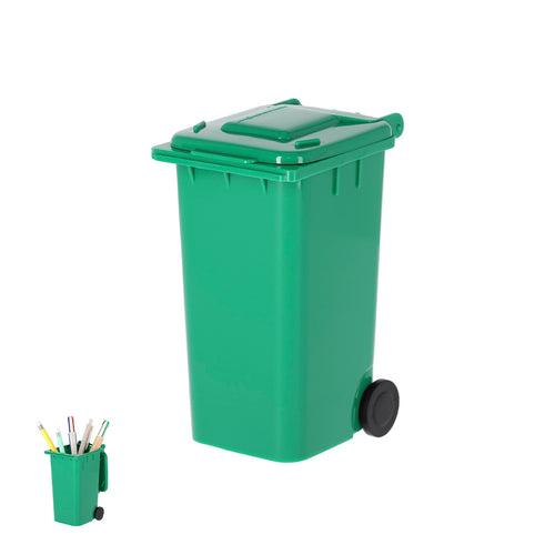Stiftehalter mit Rollenn in Form eines Containers - mit Deckel - Organic Personalisiert
