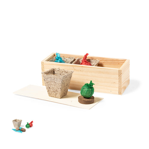 Garten-Kit mit Koriander, Petersilie und Basilikum Samen - Mendrax Personalisiert