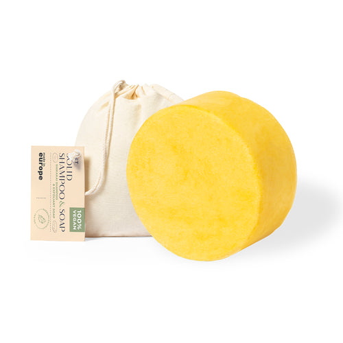 Shikakai veganes festes Shampoo 80 gr, hergestellt mit einer Auswahl an Wirkstoffen wie nativen Oliven, Bio-Sheabutter, Karotte und botanischen Extrakten von Shikakai - Nanon Personalisiert