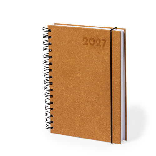 A5-Tagebuch aus elegantem und nachhaltigem recyceltem Leder - Torkix Personalisiert
