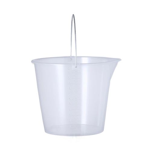 11-Liter-Eimer aus robustem, transparentem PP - Lunux 11 L Personalisiert