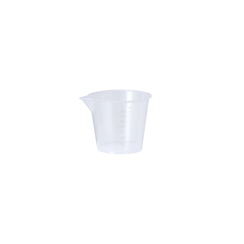 70 ml Messbecher aus widerstandsfähigem, transparentem PP - Roswal 70 ml Personalisiert