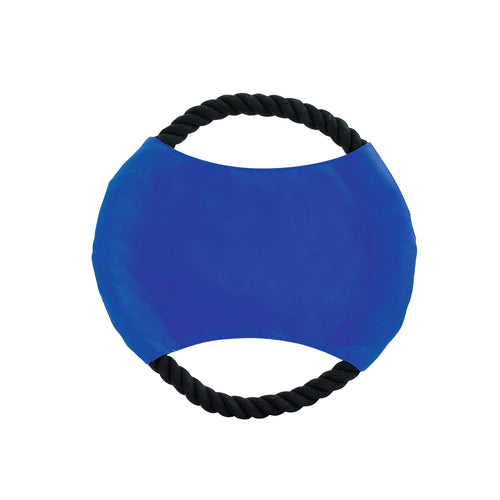 Frisbee für Haustiere mit robuster Kordel sowie Mittelteil aus Baumwolle - Flybit Personalisiert