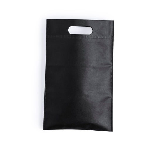 Non-Woven-Tasche aus Faservlies (80 g/m2) in Schwarz - speziell entworfen für Sommerschuhe - Desmond Personalisiert