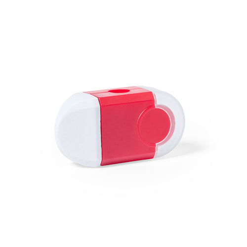 Set aus Radiergummi und Anspitzer - Cafey Personalisiert