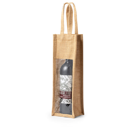 Robuster, laminierter Jutebeutel für 750 ml Weinflasche - Holden Personalisiert