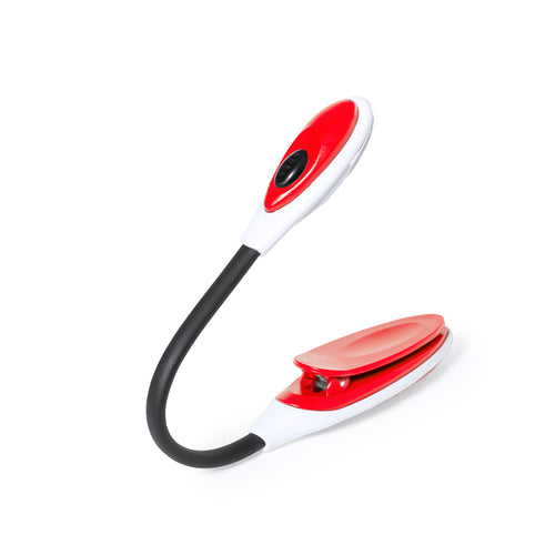 Flexible LED-Leselampe mit zweifarbigem Design und praktischer Klemme - Lektura Personalisiert