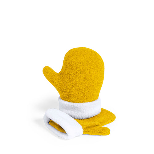 Handschuhe für Kinder aus weichem, warmem Polar-Fleece (180 g/m2) mit weißem Saum - Siku Personalisiert